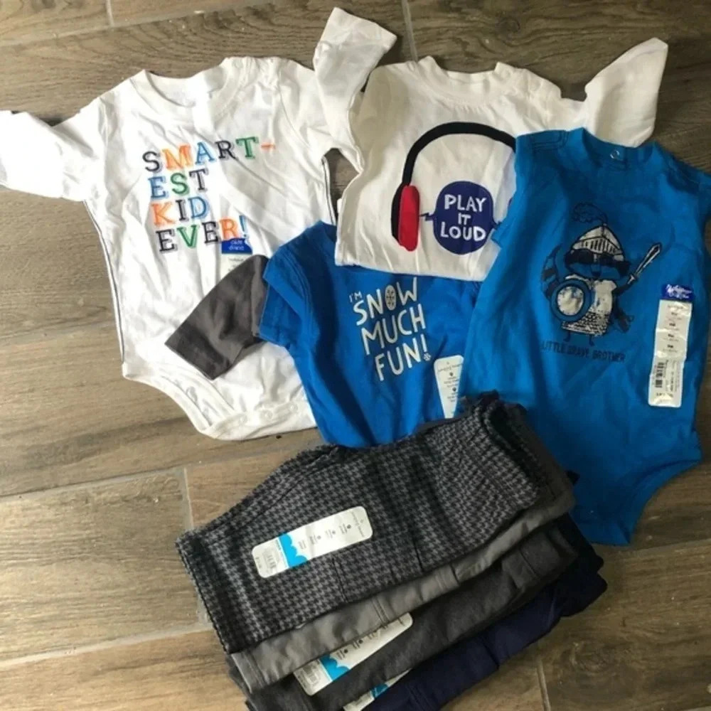 8pc set 9m long sleeve/pants lot- little brother